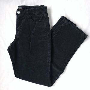 JAG▪️ Velveteen Mid Rise Straight Leg Black Pants